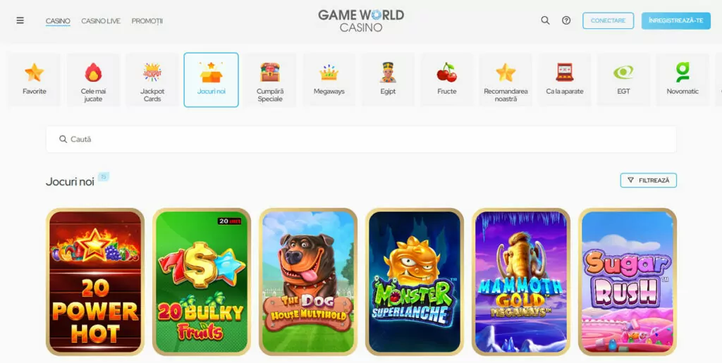 game world interface