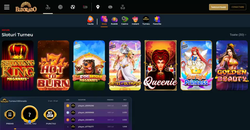 eldorado casino interface