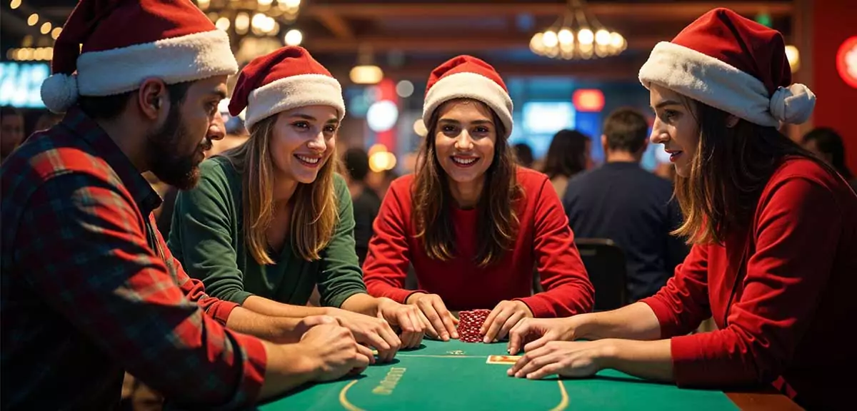study shows that over 87% of online casino players play during the christmas period to relax